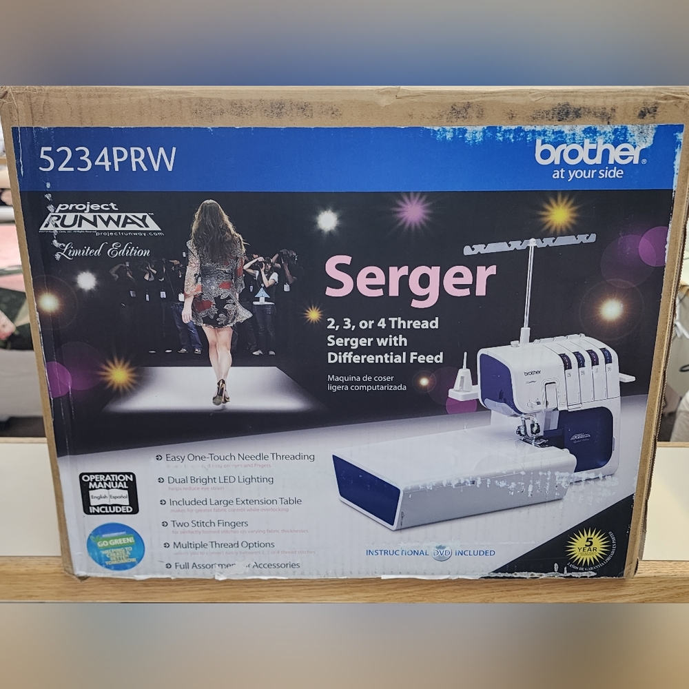 NIB Brother 5234PRW Serger